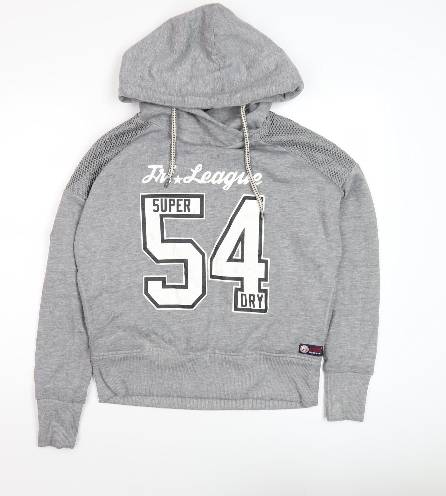 Superdry Men's Grey Pullover Hoodie S Size