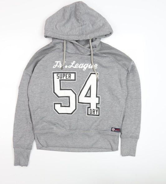 Superdry Men's Grey Pullover Hoodie S Size