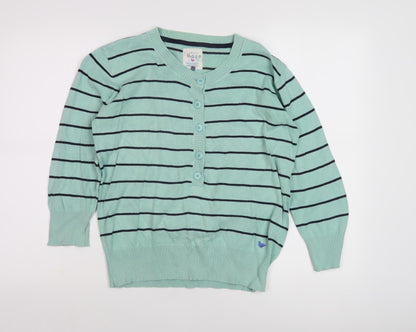 Country Rose Women's Green Cardigan - Size L