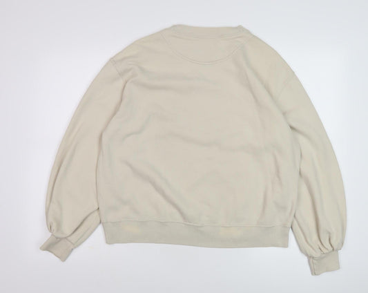 Abercrombie & Fitch Women’s Beige Paris Sweatshirt M