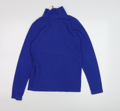 Gelert Boys' Blue Fleece Sweatshirt, 11-12Y, 1/2 Zip