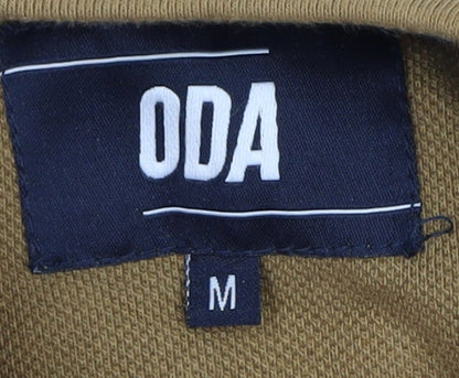 ODA Women's Brown Blue Pullover Sweatshirt Medium