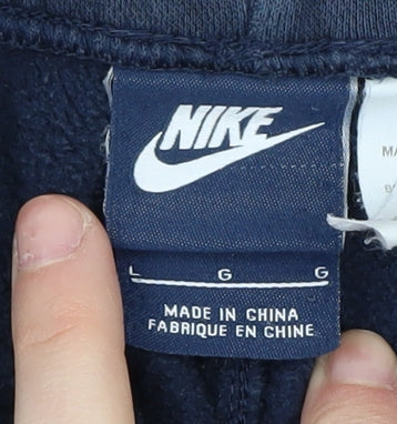 Nike Men's Blue Athletic Shorts Size L