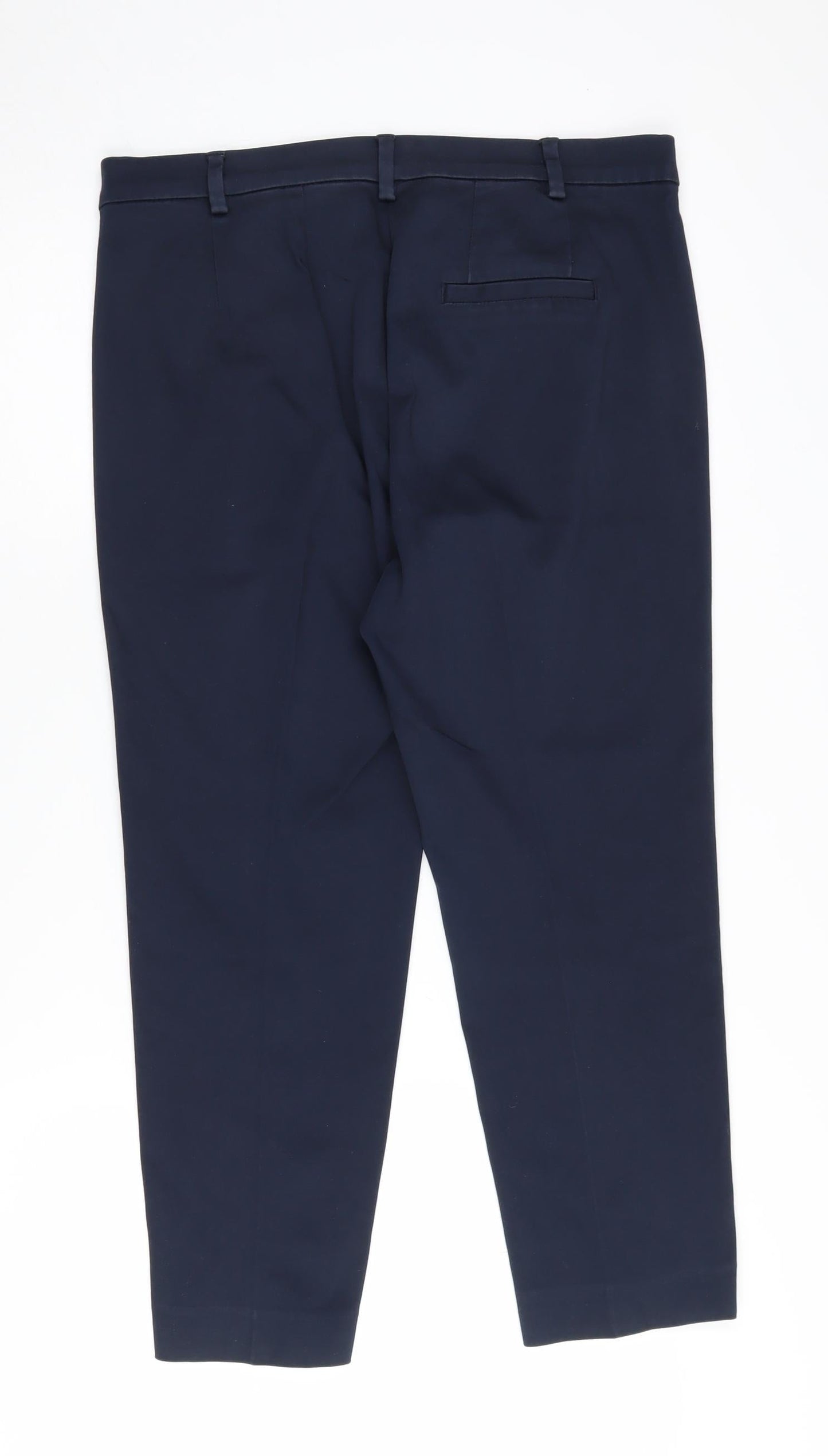 Womens UK Size 12 Marks and Spencer  Casual Workwear Blue Trousers