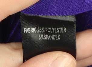 FEMME Women's Purple Sleeveless Dress Size 14