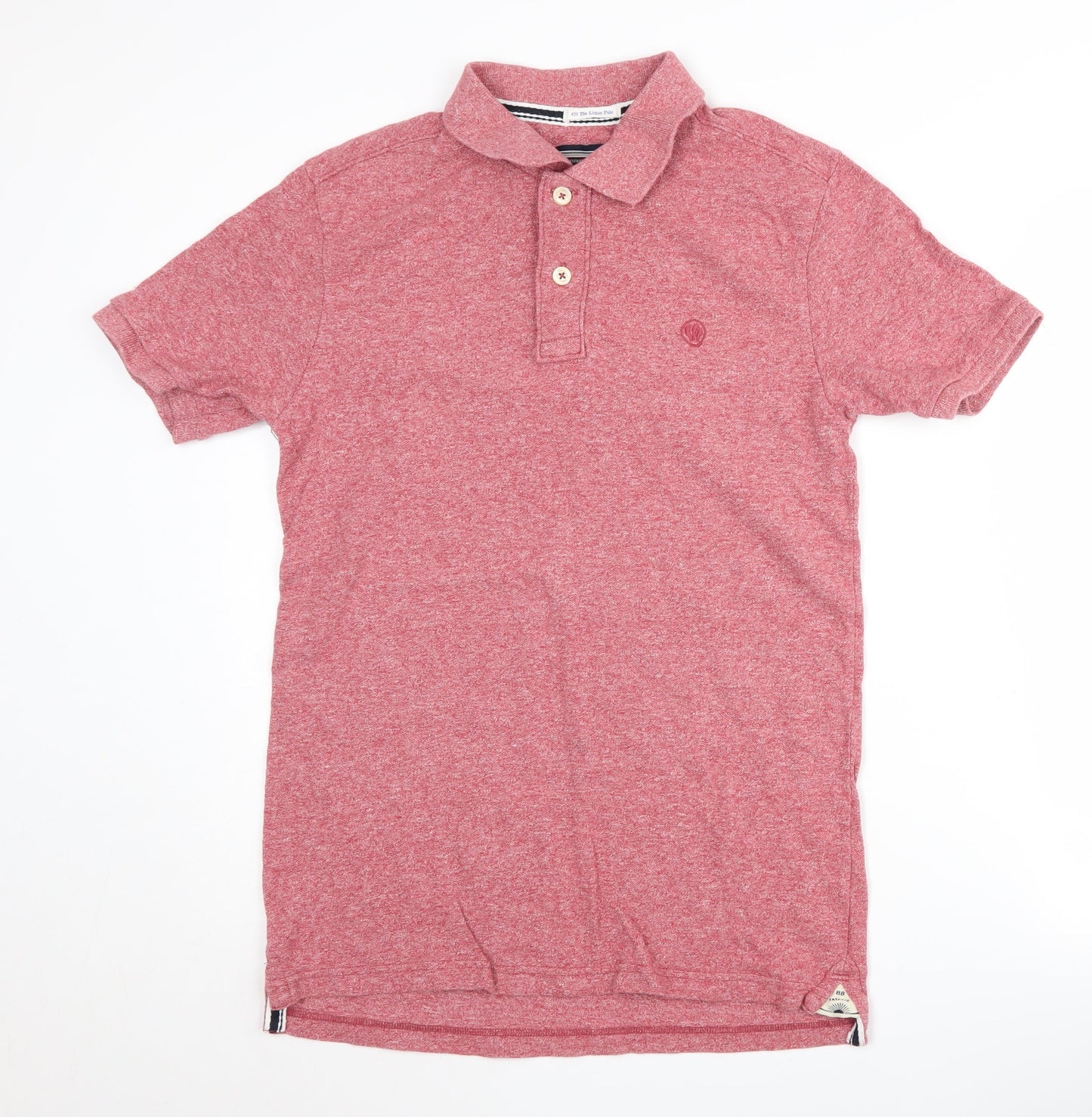 FatFace Men's Red Polo Shirt Size S Organic Cotton