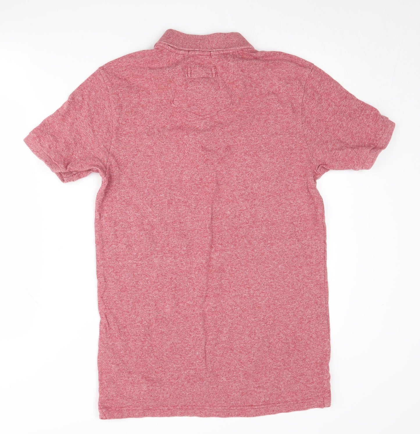 FatFace Men's Red Polo Shirt Size S Organic Cotton