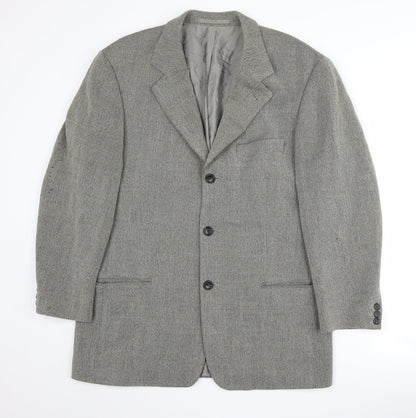 Mens UK Size 40 HUGO BOSS  Grey Suit Jacket