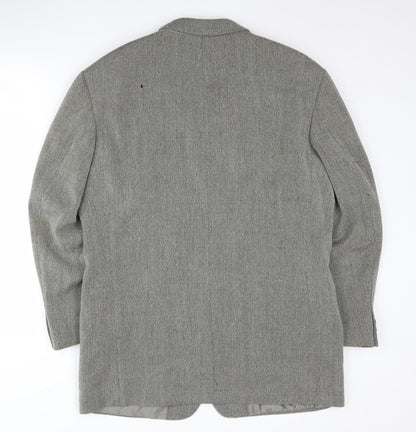 Mens UK Size 40 HUGO BOSS  Grey Suit Jacket