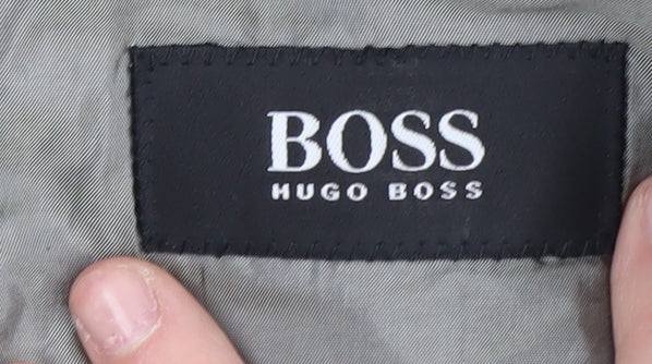 Mens UK Size 40 HUGO BOSS  Grey Suit Jacket
