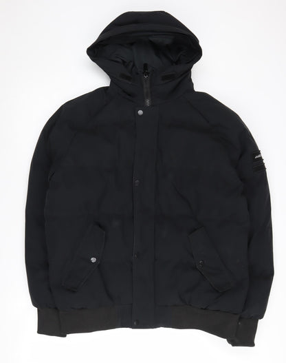 Mens UK Size L JamesonCarter Black Puffer Jacket