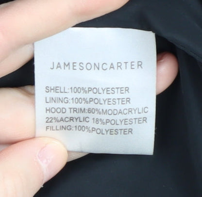 Mens UK Size L JamesonCarter Black Puffer Jacket