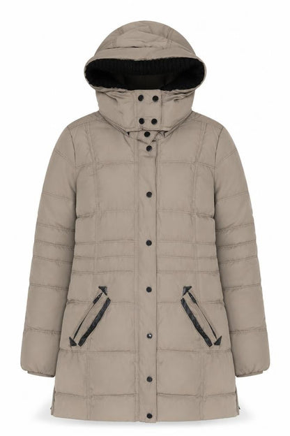 Womens UK Size 12 Mango Beige Puffer Jacket