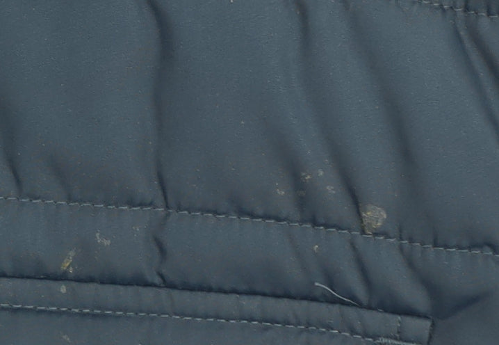 Mens UK Size 2XL Crew Clothing Company Blue Puffer Jacket