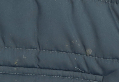 Mens UK Size 2XL Crew Clothing Company Blue Puffer Jacket