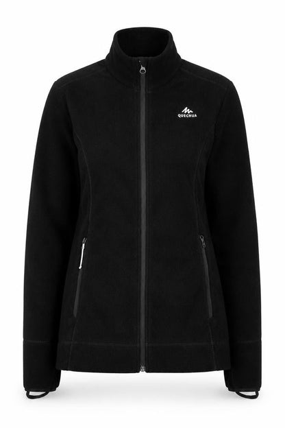 Womens UK Size M Quechua Black Basic Jacket