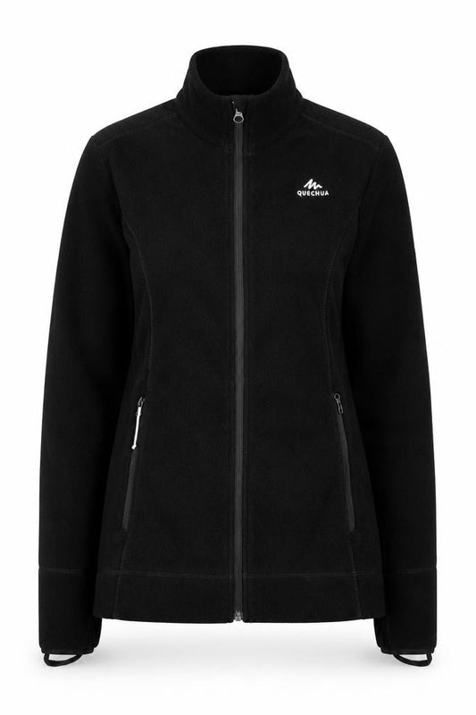 Womens UK Size M Quechua Black Basic Jacket
