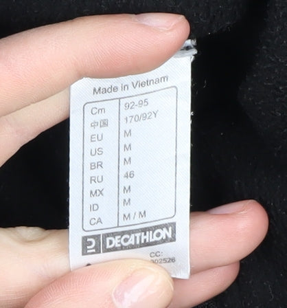 Womens UK Size M Quechua Black Basic Jacket