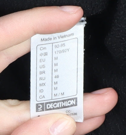 Womens UK Size M Quechua Black Basic Jacket