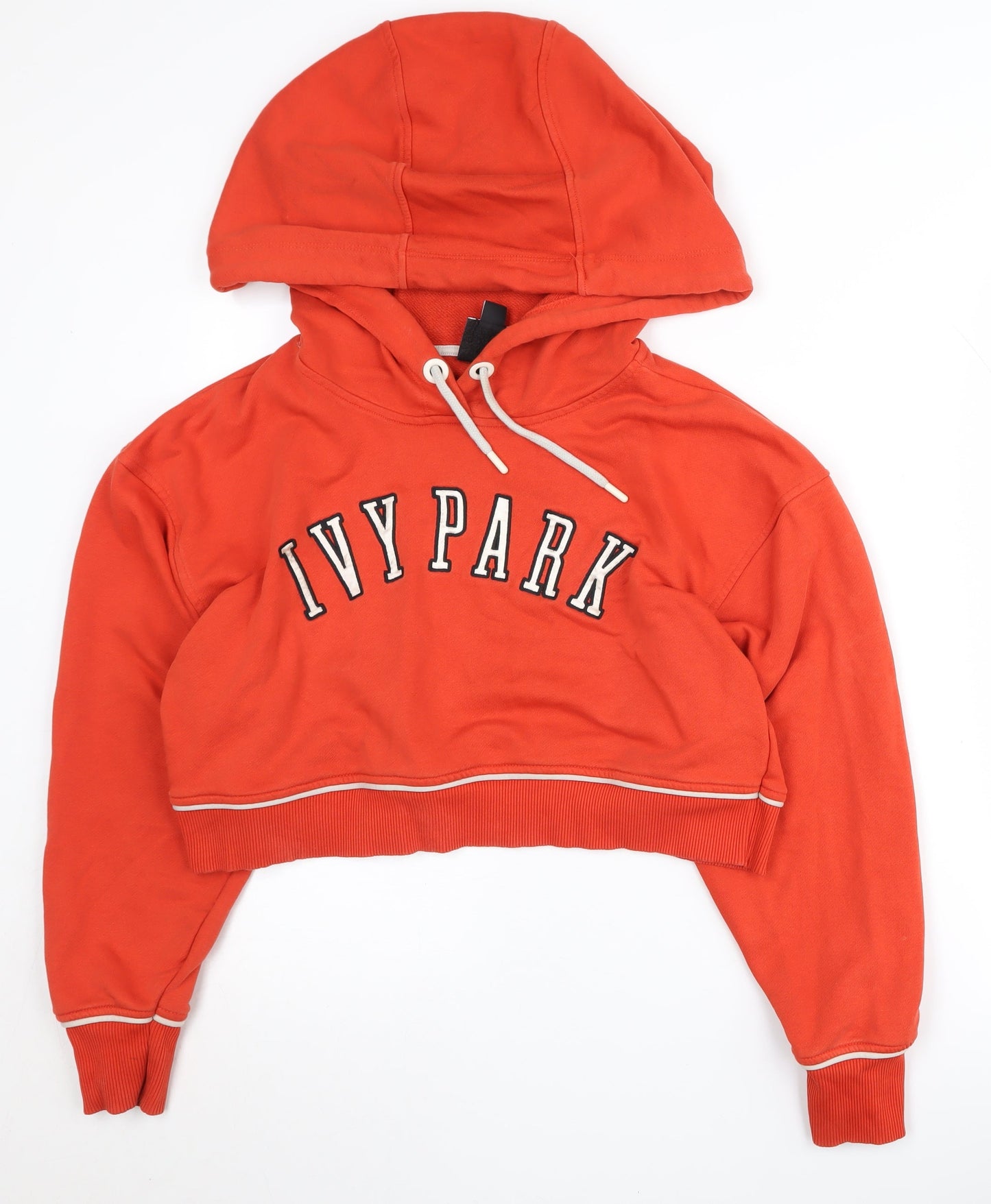 Ivy Park Women's Orange Hoodie, XS, Logo Design