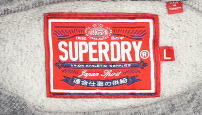 Superdry Men's Grey Pullover Sweatshirt L