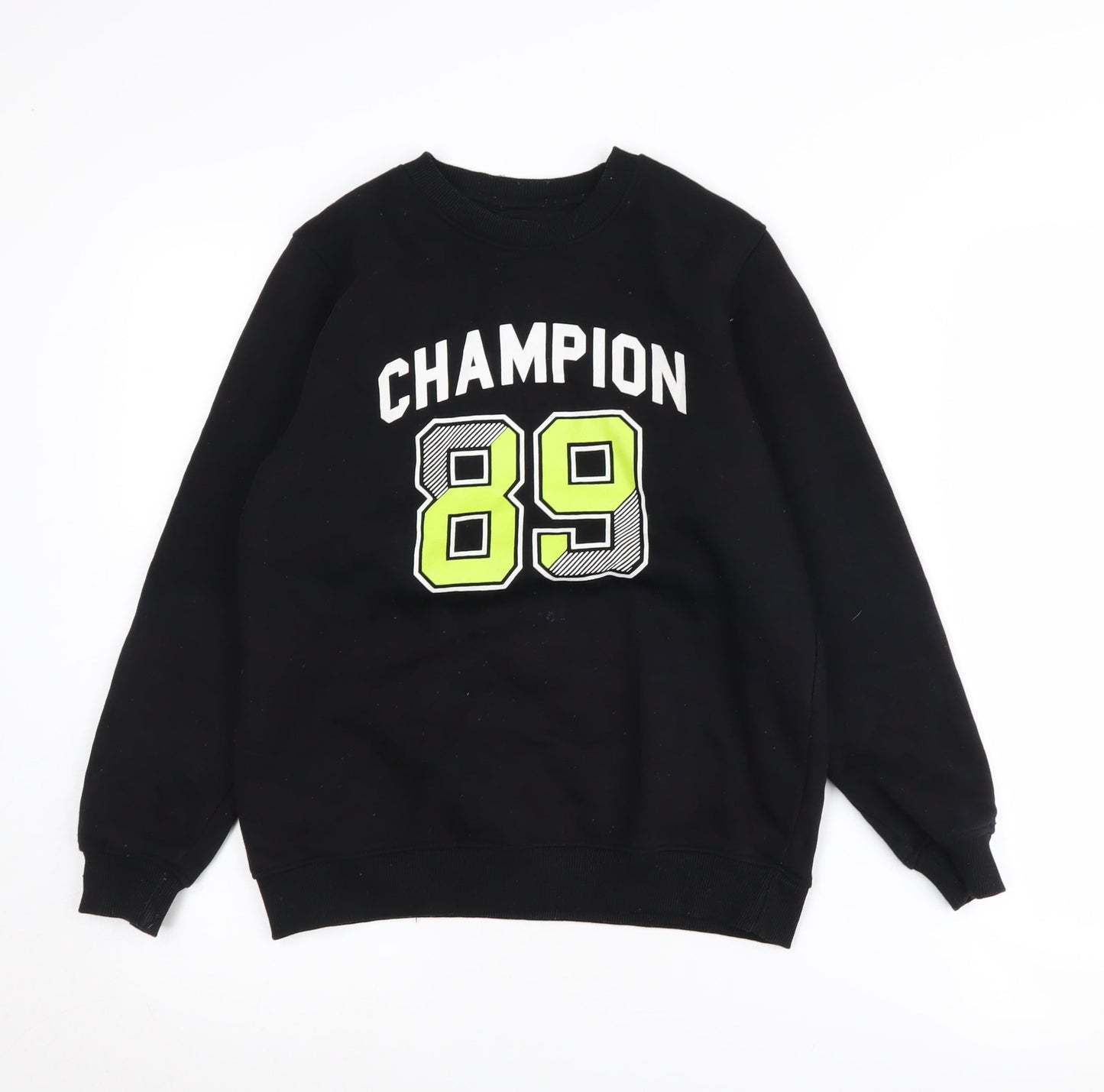 Pine Kids Boys Black Graphic Sweatshirt 11-12 Years