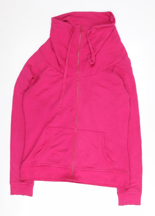 Gap Women's Pink Full Zip Hoodie - M