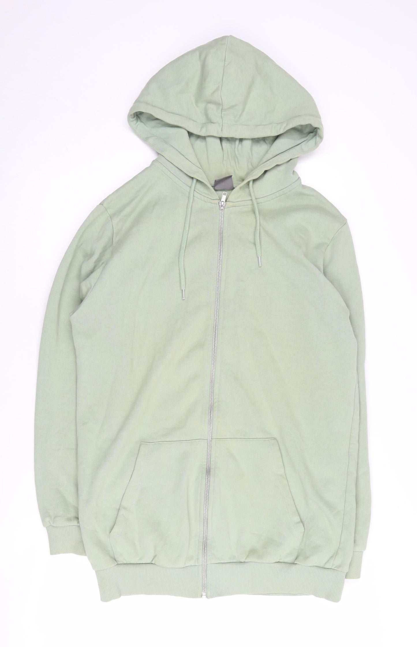 Unisex Adults UK Size S ASOS Green Full Zip Hoodie
