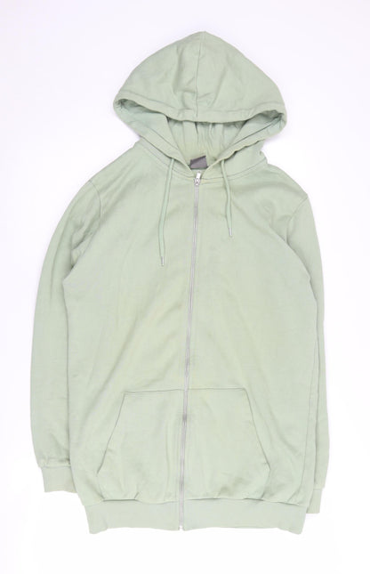 Unisex Adults UK Size S ASOS Green Full Zip Hoodie