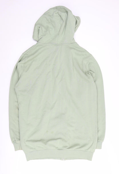 Unisex Adults UK Size S ASOS Green Full Zip Hoodie