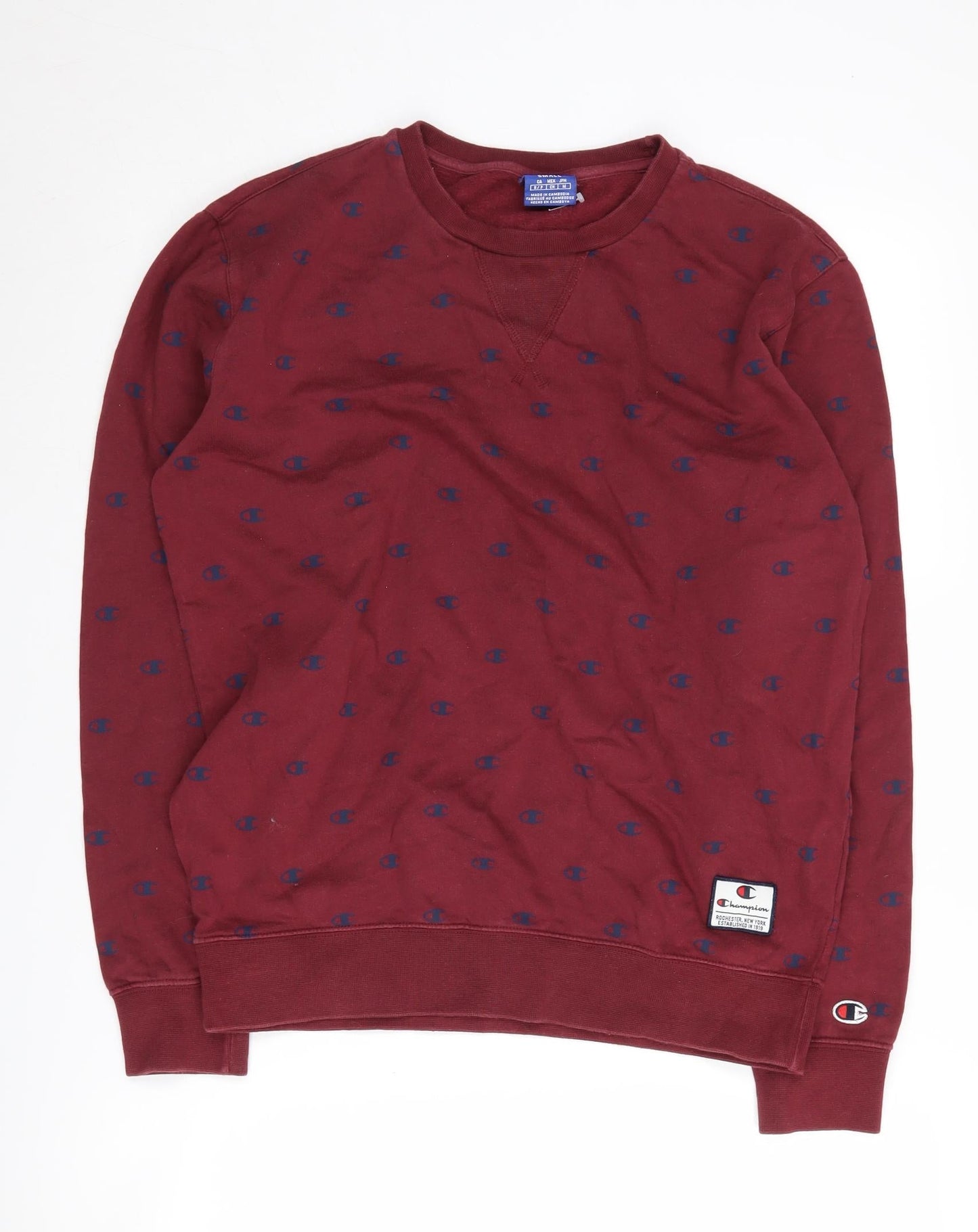 Mens UK Size S Champion Red  Sweatshirt