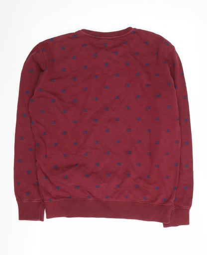Mens UK Size S Champion Red  Sweatshirt
