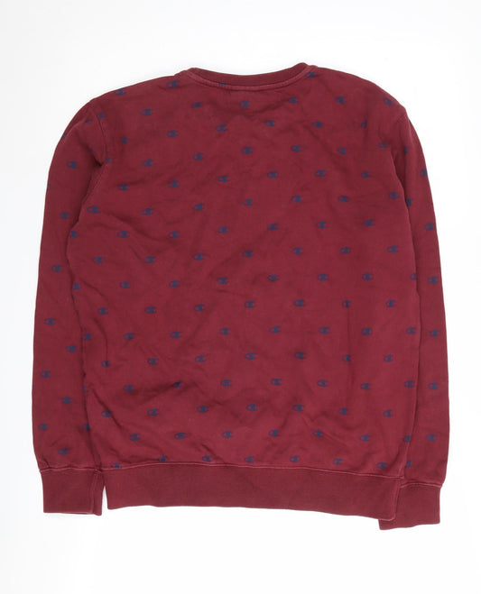 Mens UK Size S Champion Red  Sweatshirt