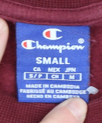Mens UK Size S Champion Red  Sweatshirt