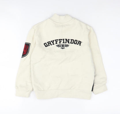 Harry Potter Boys White Gryffindor Sweatshirt 6-7 Yrs