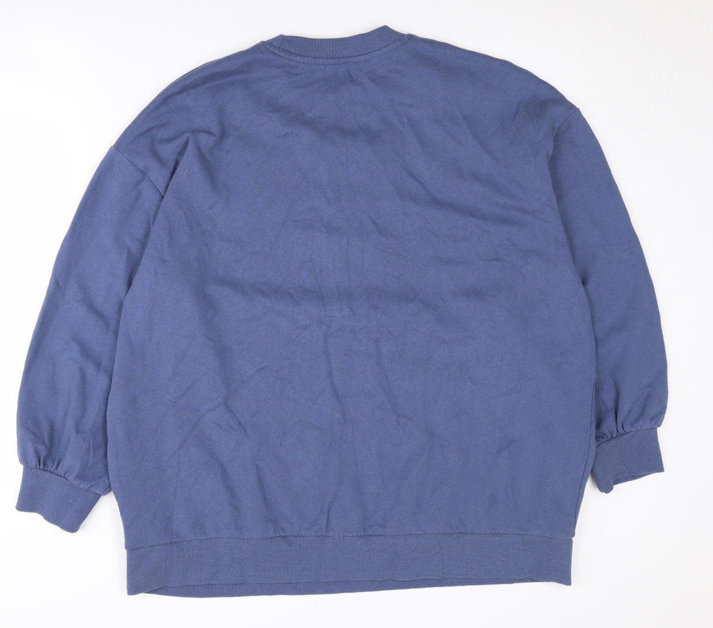 Miss Selfridge Women's Blue Pullover Sweatshirt Size M