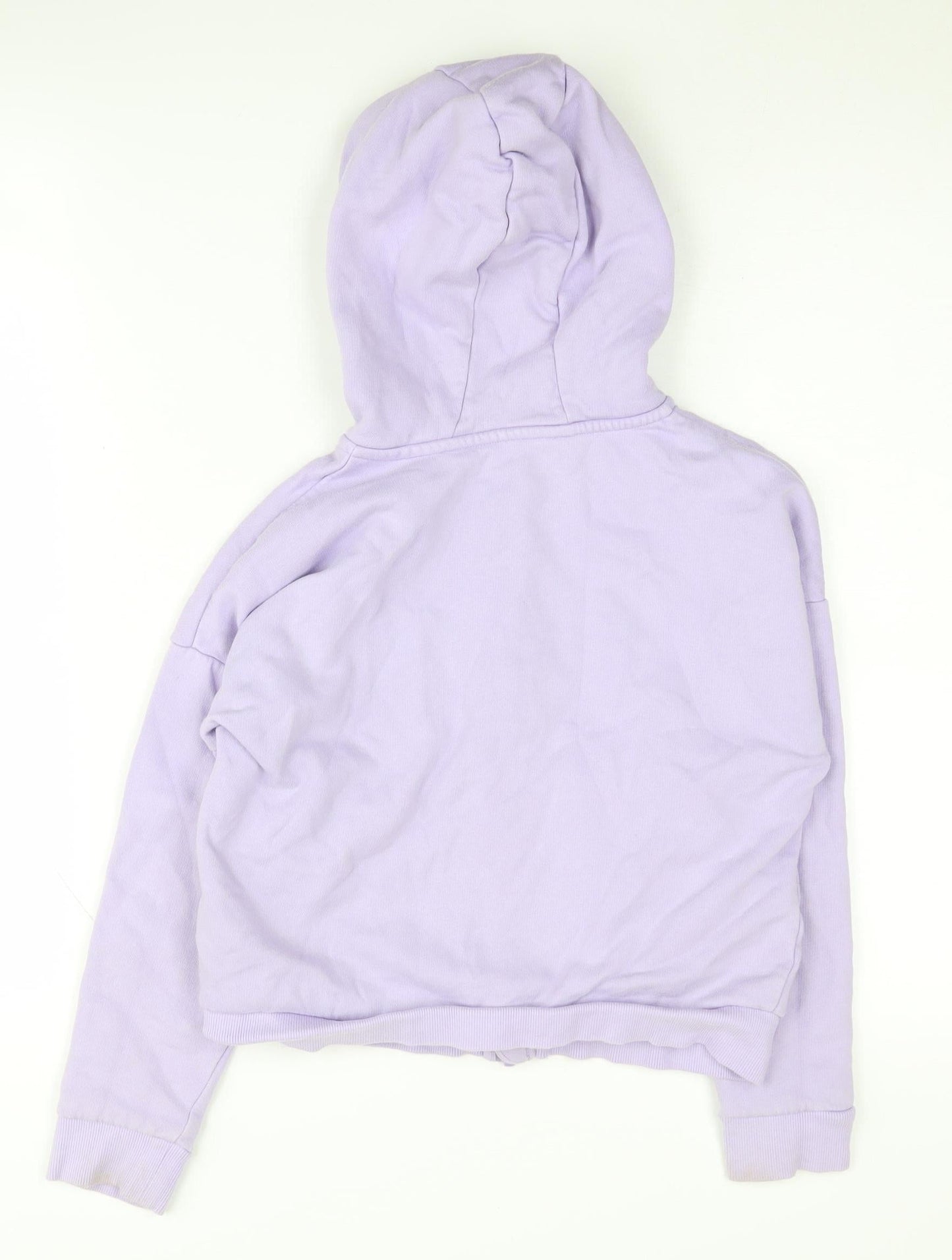 Marks and Spencer Girls Purple Full Zip Hoodie, Size 11-12