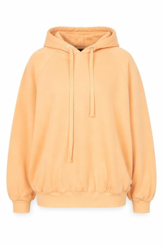 Bershka Women Orange Hoodie S Polyester Blend