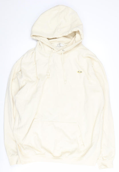 304 Men's Beige XL Pullover Hoodie