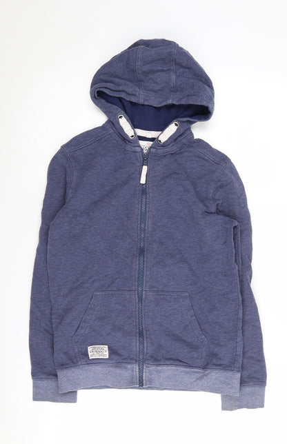 Marks and Spencer Boys Blue Full Zip Hoodie 11-12 Years