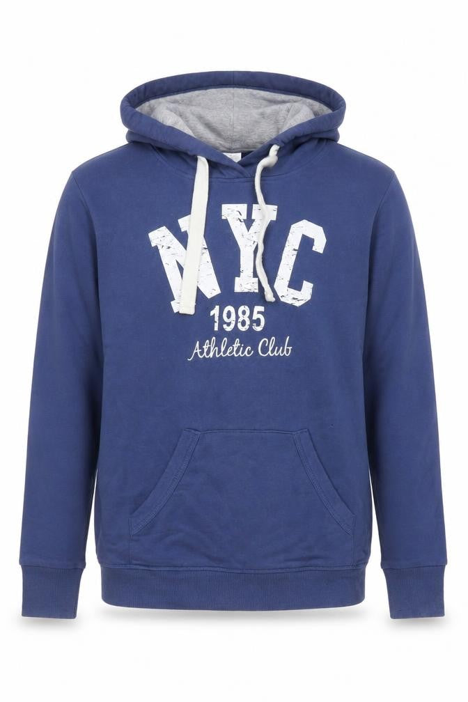 Mens UK Size M Crane Blue Pullover Hoodie