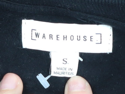 Warehouse Women's Black Pullover Sweatshirt Size S