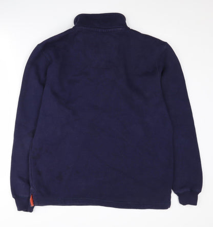 Sandstone Men's Blue Henley Sweatshirt Size M