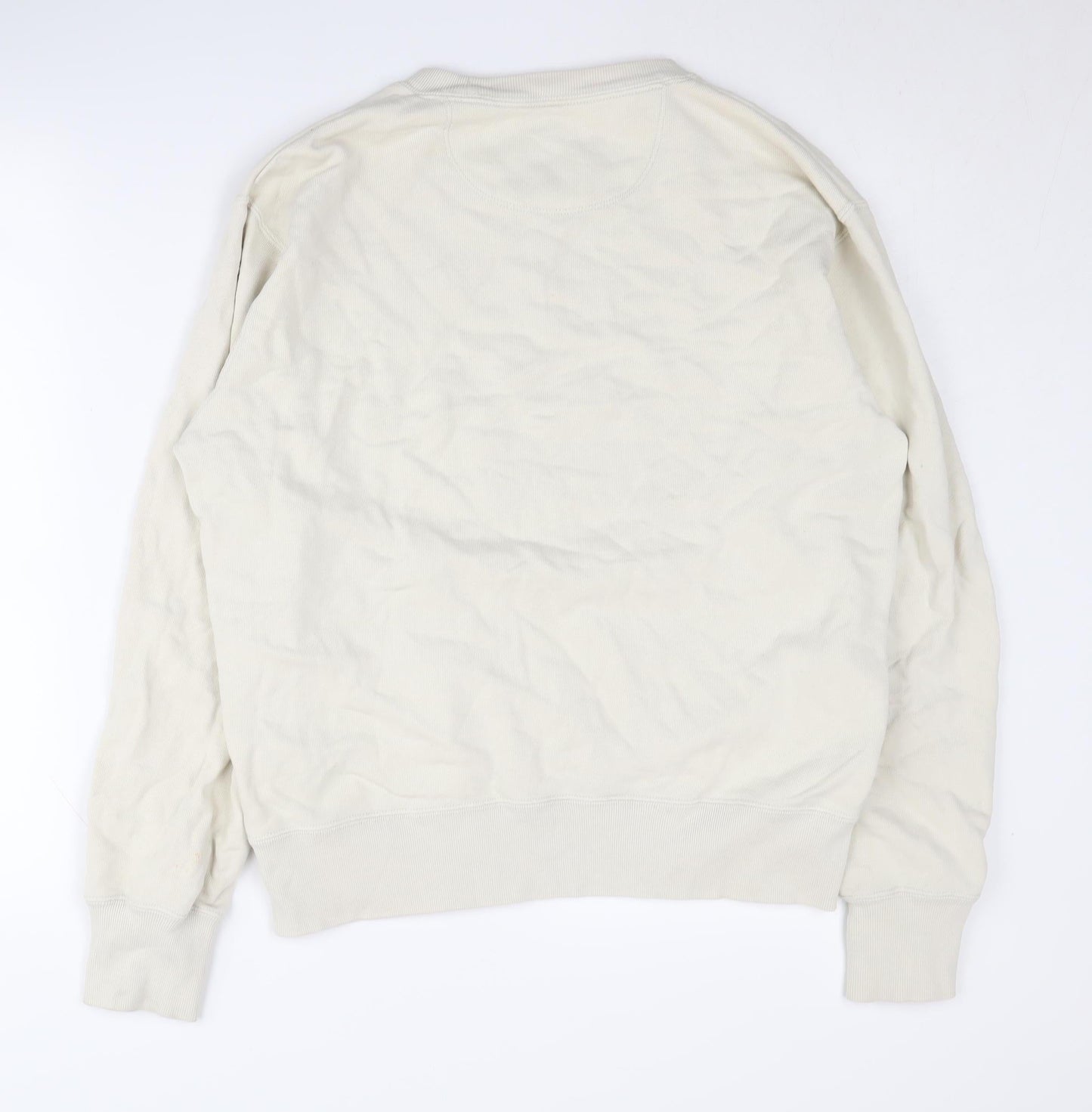 Uniqlo Ivory Pullover Sweatshirt, S, Unisex Adults