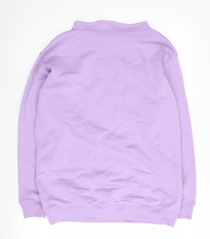 New Look Girls' Purple Graphic Sweatshirt, 12-13 Years, Pullover