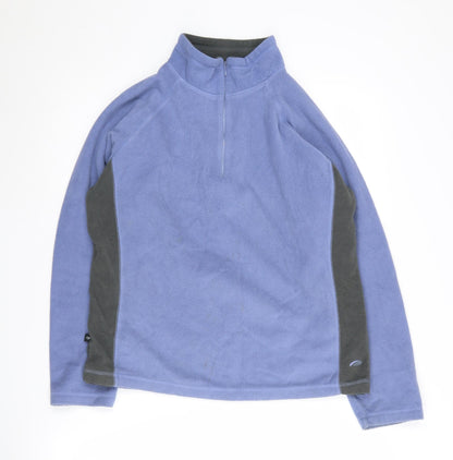 Womens UK Size 12 Mountainlife Blue Pullover Sweatshirt