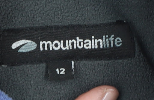 Womens UK Size 12 Mountainlife Blue Pullover Sweatshirt