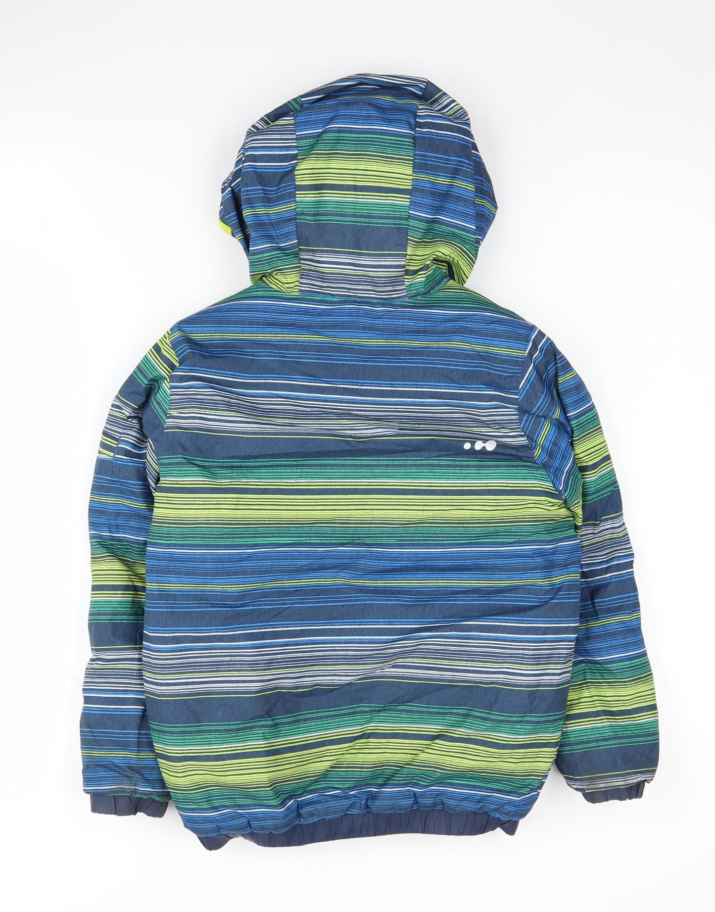 Decathlon Boys Multicoloured Hooded Puffer Jacket Size 6