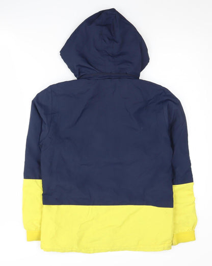Mens UK Size 2XS Macron Blue Windbreaker Coat