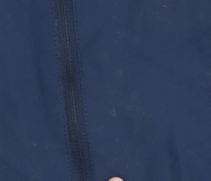 Mens UK Size 2XS Macron Blue Windbreaker Coat